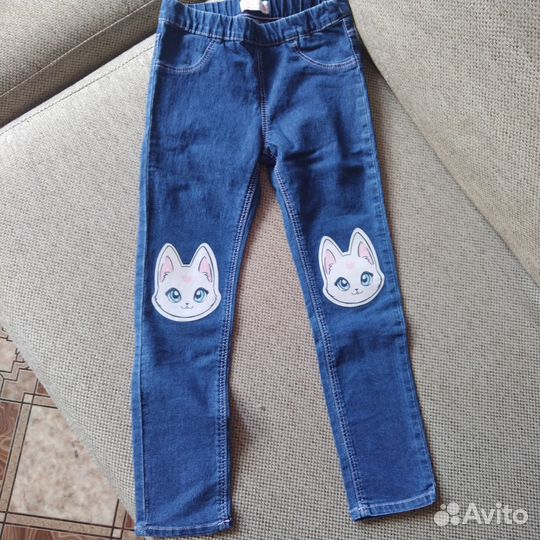 Джинсы для девочки 122