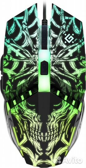 Мышь проводная игровая defender prototype GM-670L