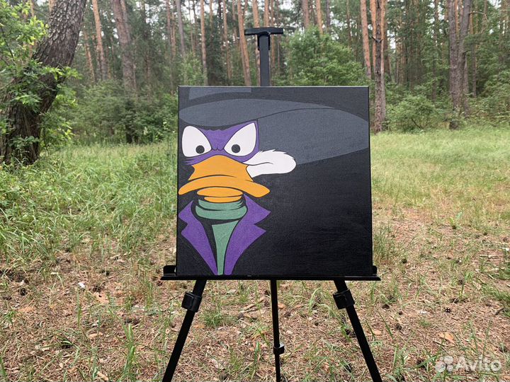 Картина «черный плащ»