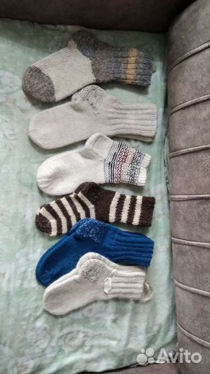 Носки мужские больших размеров из овечьей шерсти