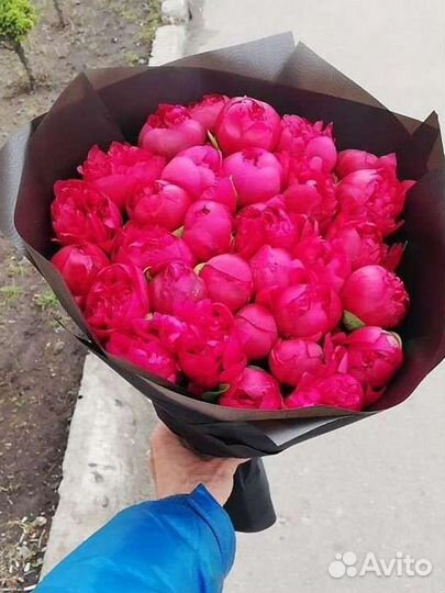 Пионы с доставкой по Москве и области