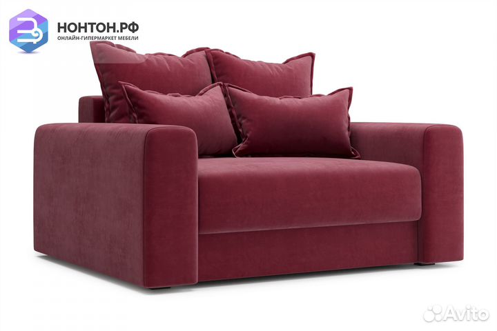 Кресло тик-так Омега бордовое