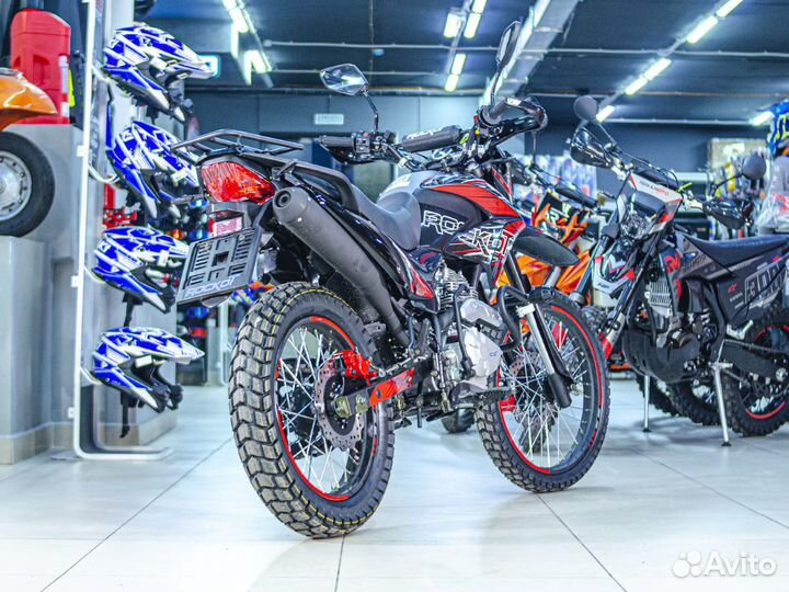 Мотоцикл тур эндуро Rockot XR250 птс черный