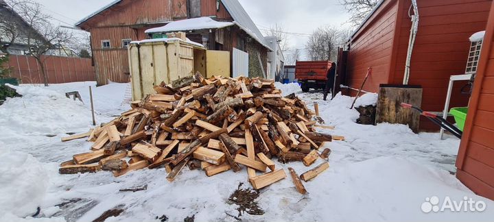 Дрова березовые колотые