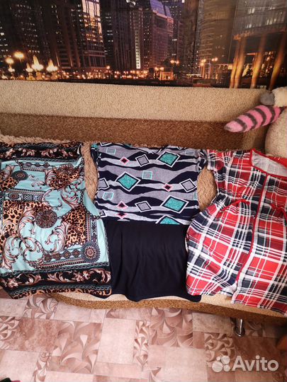 Одежда женская пакетом 46-48 размер 17 вещей