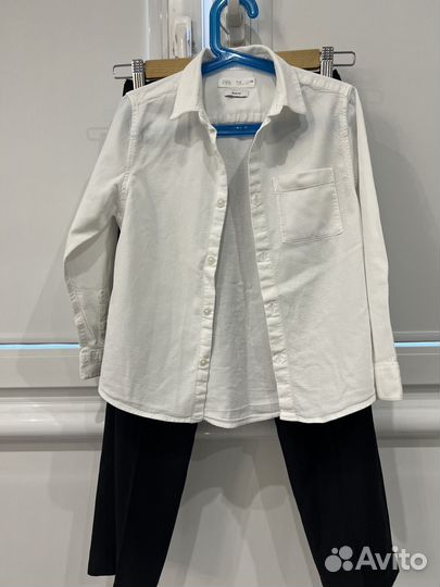 Рубашка белая zara