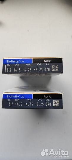 Контактные торические линзы