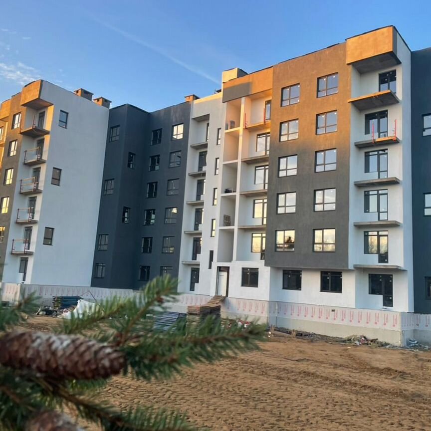 2-к. квартира, 35 м², 6/6 эт.