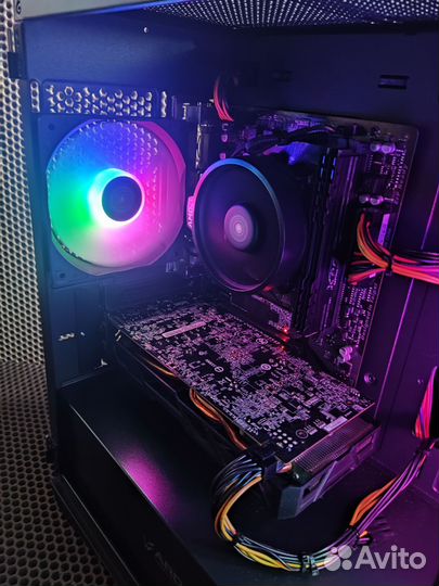 Игровой компьютер Ryzen 5 2600 16гб RX580