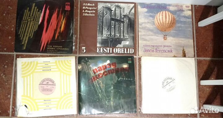 Пластинки балет, оперетты, мюзикл, органная муз