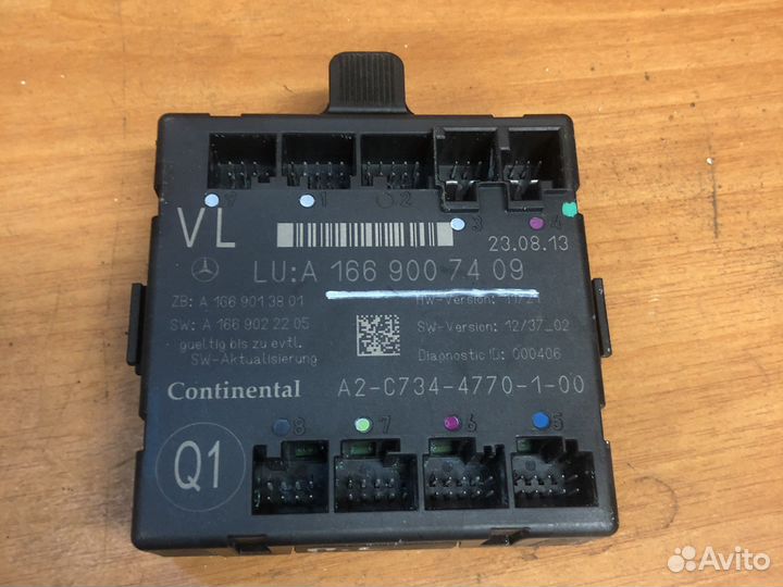 Блок управления дверью на мерседес 166 w166 gl166