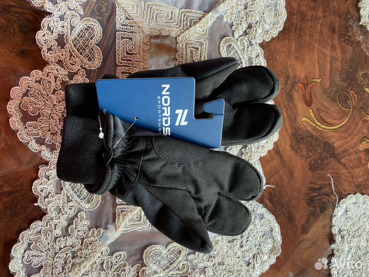 Лыжные детские перчатки