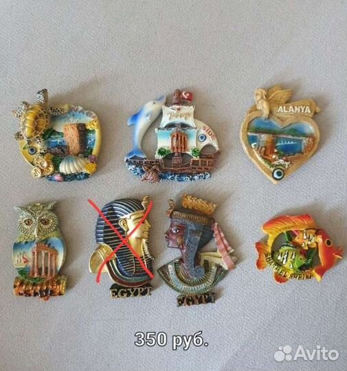 Магниты сувенирные коллекционные