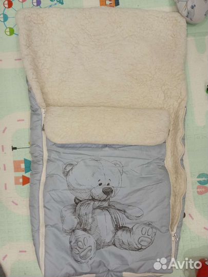 Зимний конверт в коляску