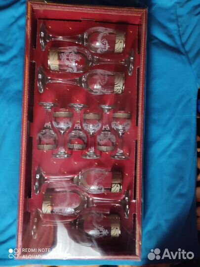 Подарочный набор рюмок. 12 шт. Гусь Хрустальный