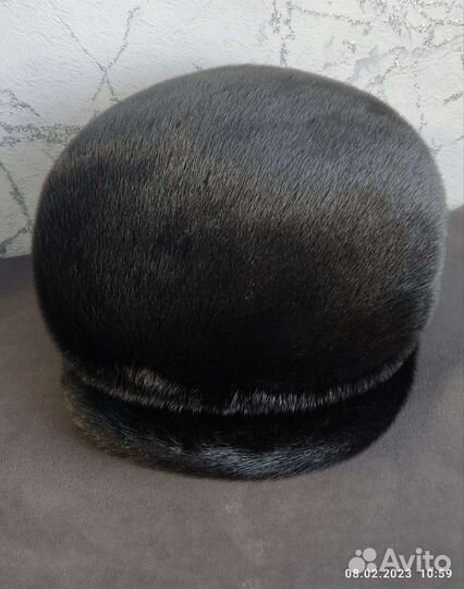 Меховая мужская кепка 58размер