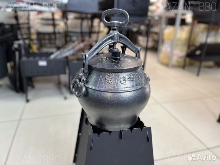 Печь походная с афганским казаном