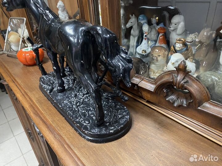 Лошадь у плетня касли куса