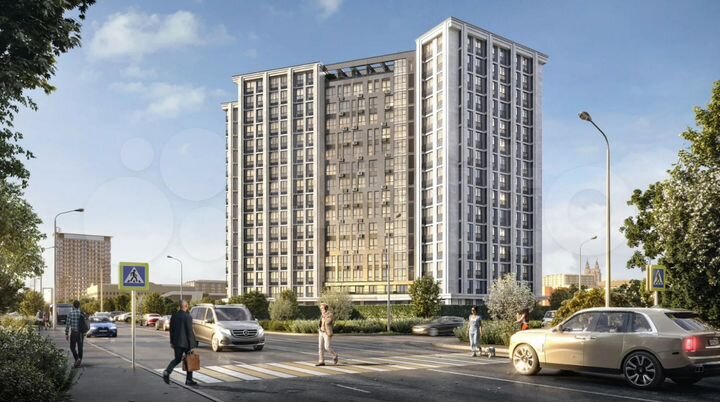 3-к. квартира, 69,4 м², 10/16 эт.