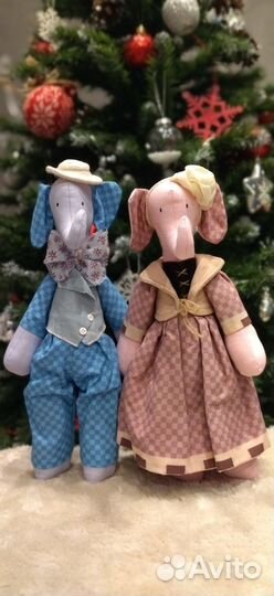 Слоники пара ручная работа