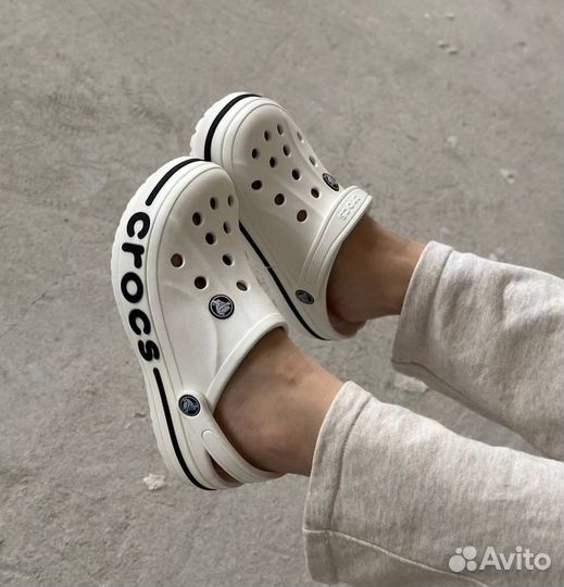 Crocs кроксы белые