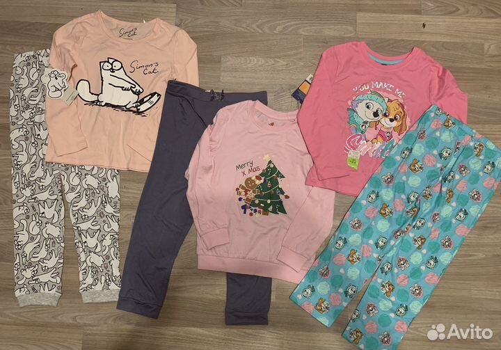 Пижамы много для девочек H&M