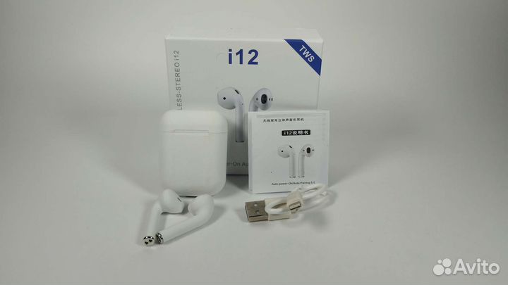 Наушники Airpods i12 беспроводные