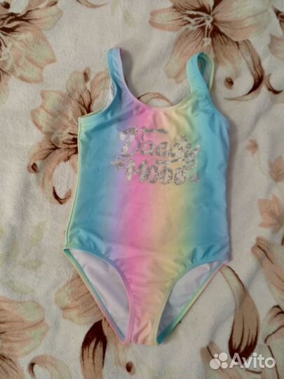 Купальник слитный для девочки 134-140