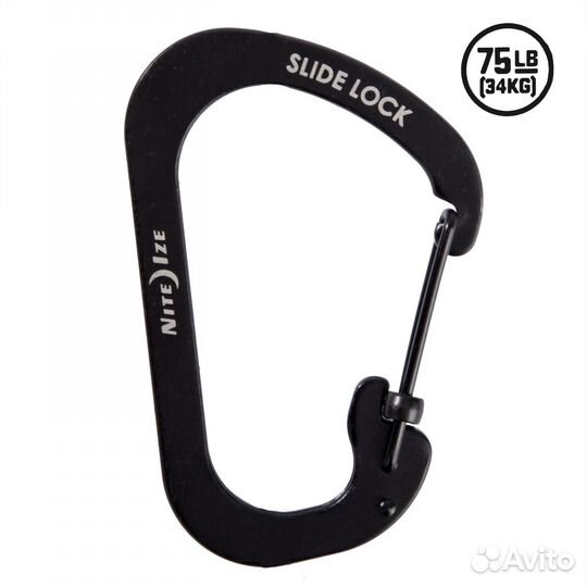 Nite Ize Carabiner SlideLock Size 4 Stainless Stee