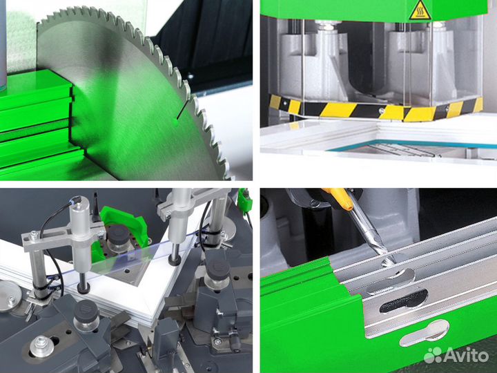 Оборудование для окон из П В Х и алюминия