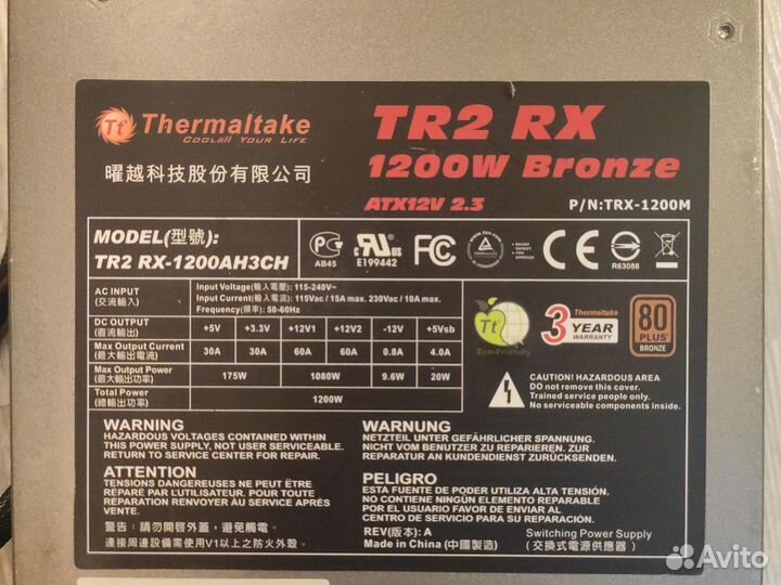 Блок питания для пк 1200w