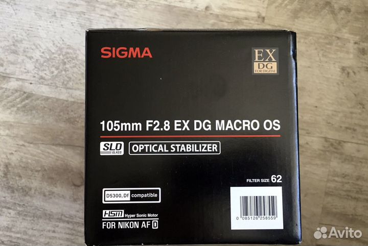 Sigma AF 105mm f/2.8 EX DG OS HSM Macro Nikon