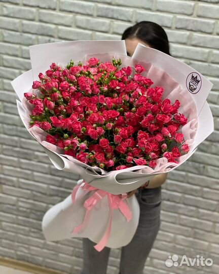 Кустовые розы букет доставка