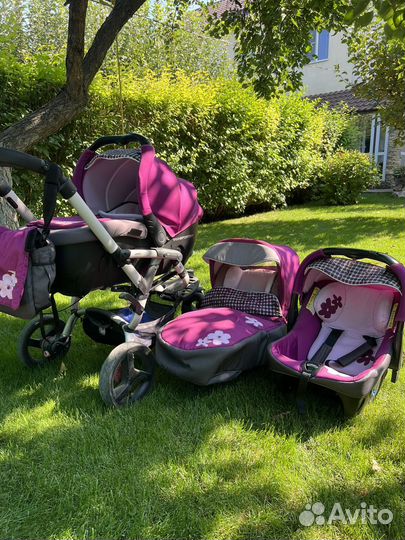 Коляска Jane slalom pro 3 в 1