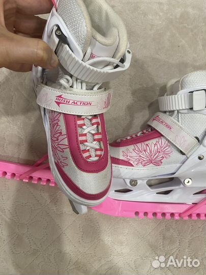 Коньки детские раздвижные 29-32р