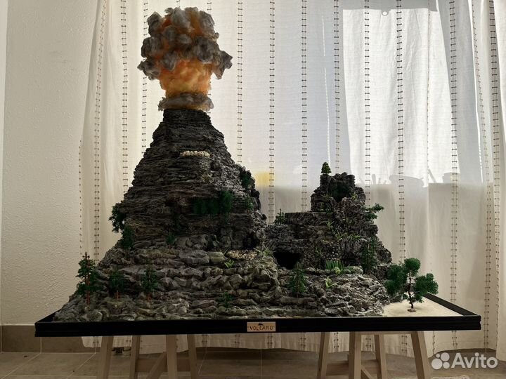Макет вулкана