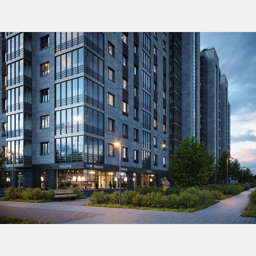 2-к. квартира, 57,7 м², 9/12 эт.