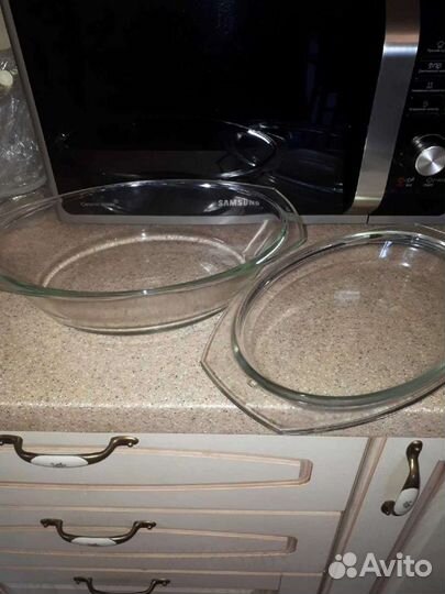 Стеклянная утятница(франция)