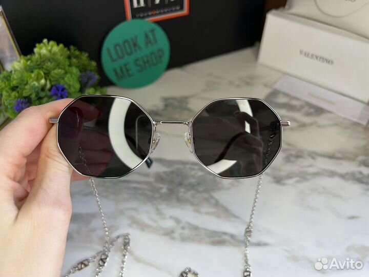 Valentino премиум женские солнцезащитные очки