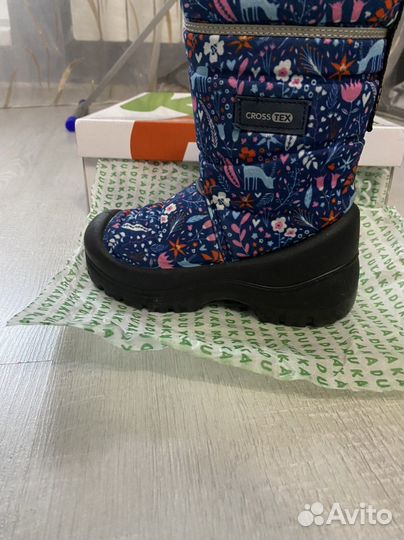 Ботинки/сапоги зимние для девочки 27р