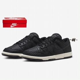 Кроссовки Nike Dunk Low Retro PRM Black Canvas