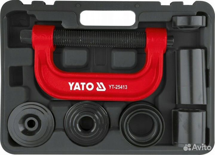 Съемник втулок yato набор 9 предметов, YT-25413