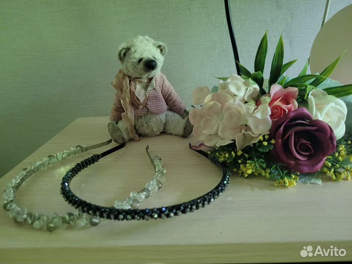 Ободки из бисера swarovski