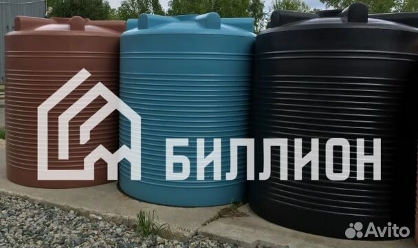 Бочка 1000 л. новая, черная