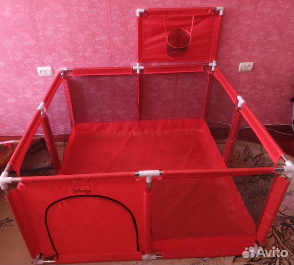 Манеж детский бу 128-128