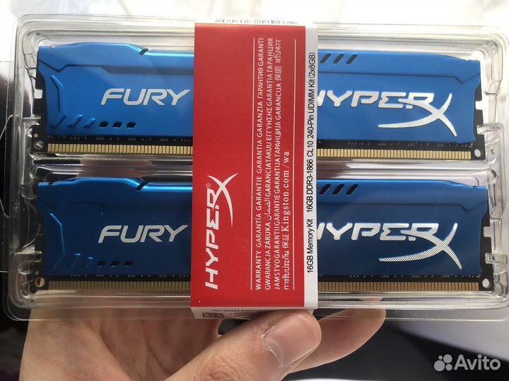 Kingston hyperx 2x8gb 1866Mhz DDR3