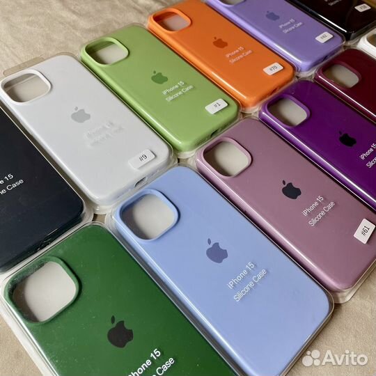 Чехол силиконовый для iPhone 15