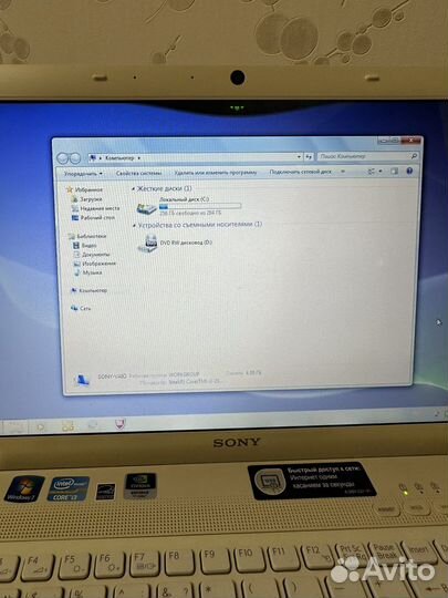 Ноутбук Sony Vaio 15 Core i3/4/320/GF410/15.6