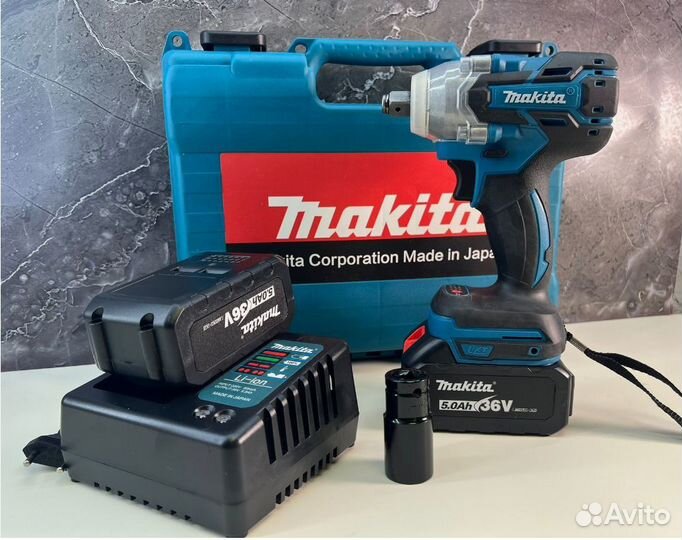 Гайковёрт Makita аккумуляторный ударный бесщеточны