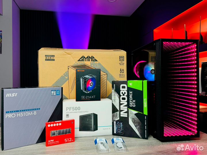 Игровой пк на i5 10400f GTX 1660S - RTX 3060Ti